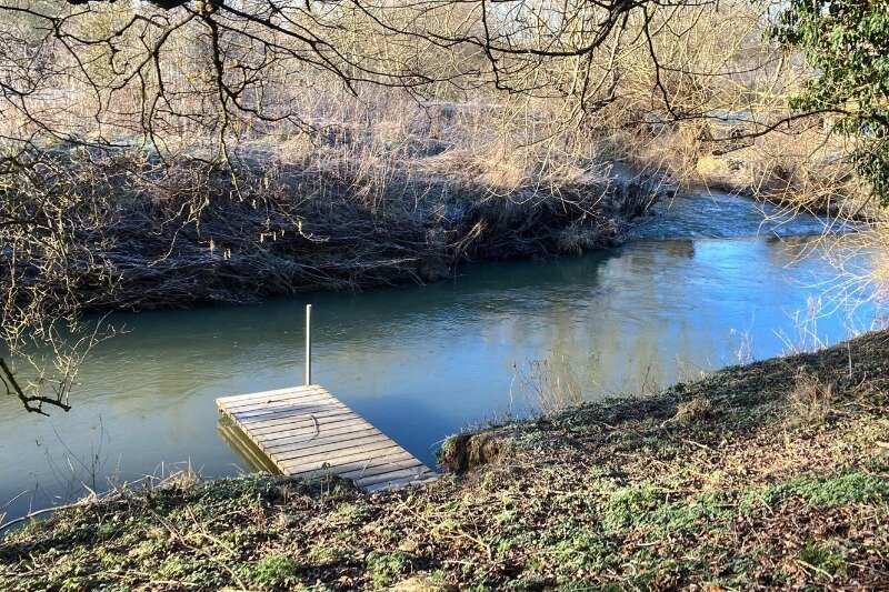 A very pretty coarse fishing spot on the River Stour