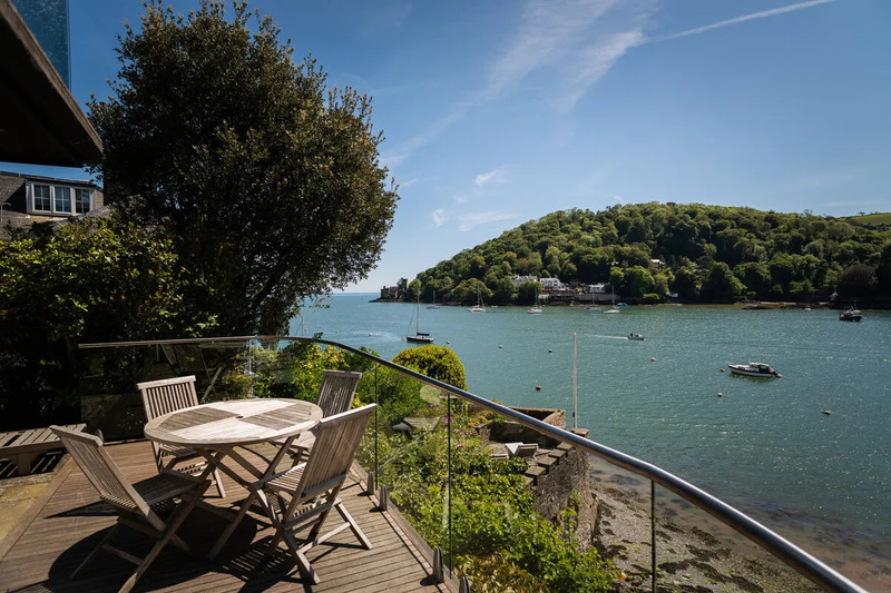 A sunny view from the balcony of The Edge in Kingswear