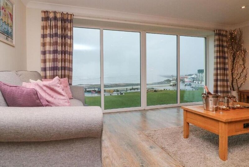 View from the sitting room of Lobster Pot Westward Ho!