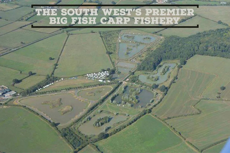 The Studio at Coking Farm Fishery from overhead